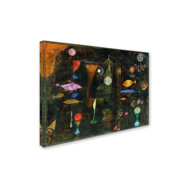 Paul Klee 'Fish Magic' Canvas Art,14x19